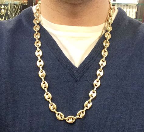 gucci tiger chain|14k gold gucci link chain.